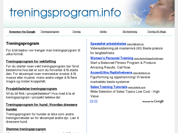 www.treningsprogram.info