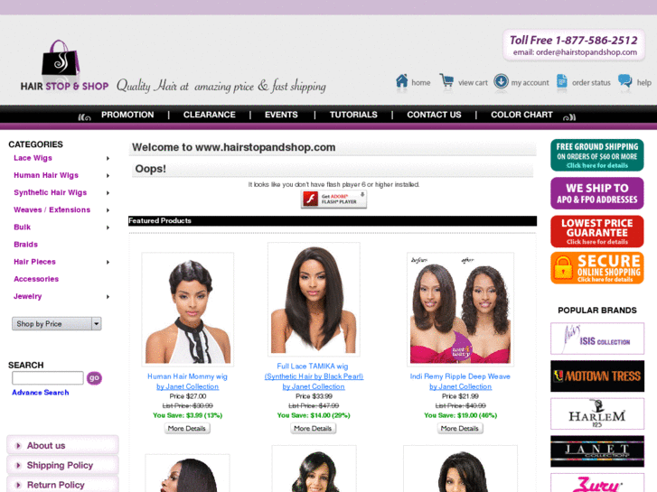 www.hairstopandshop.com