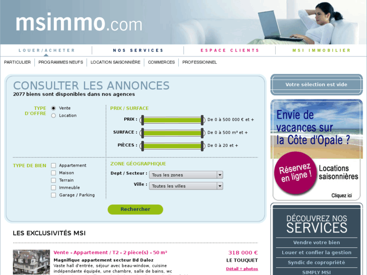 www.merlimont-immo.com