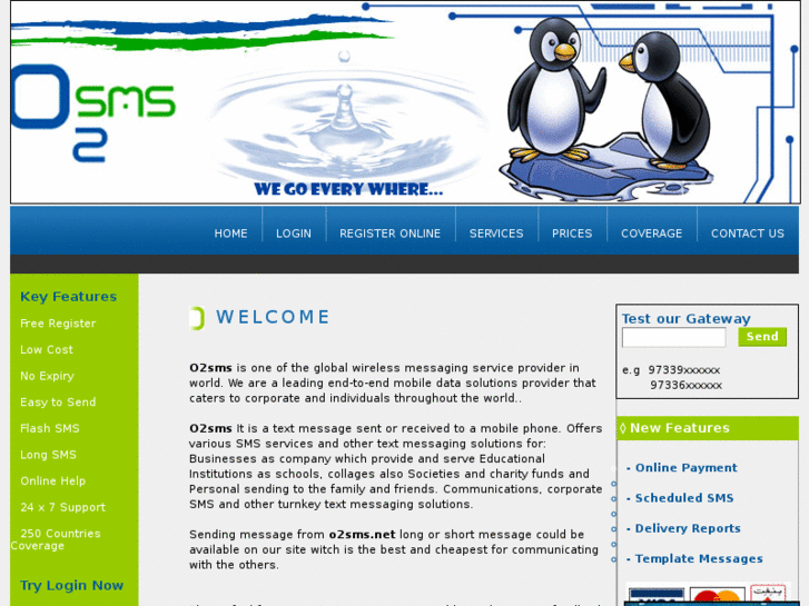 www.o2sms.net