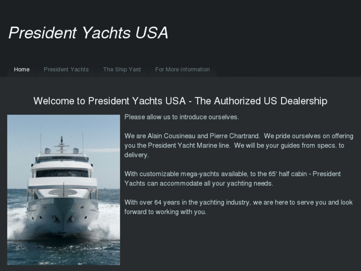 www.presidentyachtsusa.com