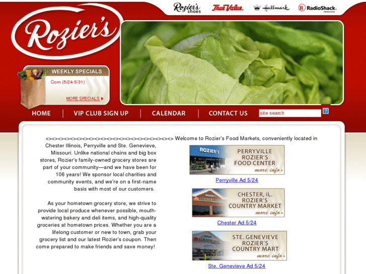 www.roziersgrocery.com