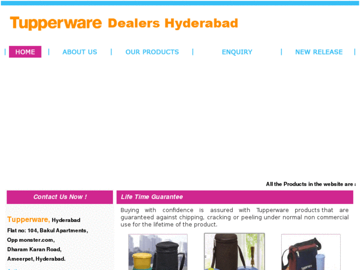 www.tupperwaredealersinhyderabad.com