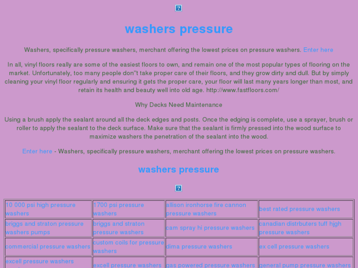 www.washers-pressure.net