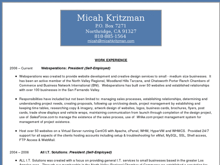 www.micahkritzman.com