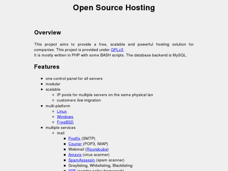 www.opensourcehosting.org