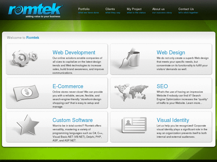 www.romtekwebsolutions.com
