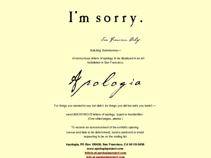 www.apologiaproject.com