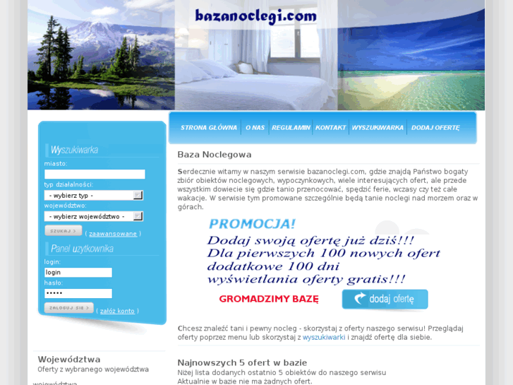 www.bazanoclegi.com