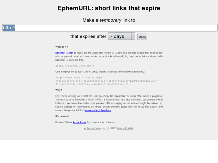 www.ephemurl.com