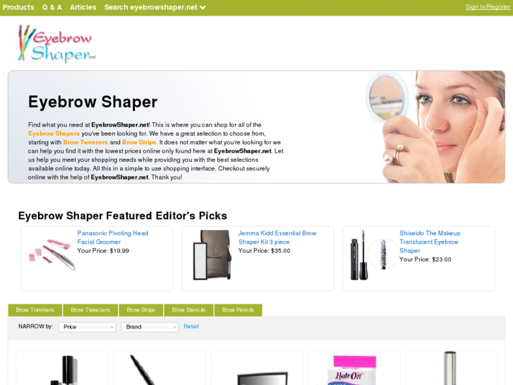 www.eyebrowshaper.net