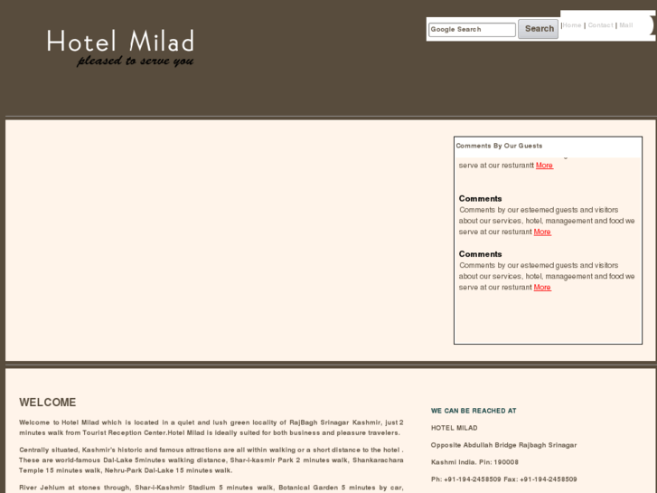 www.hotelmilad.com