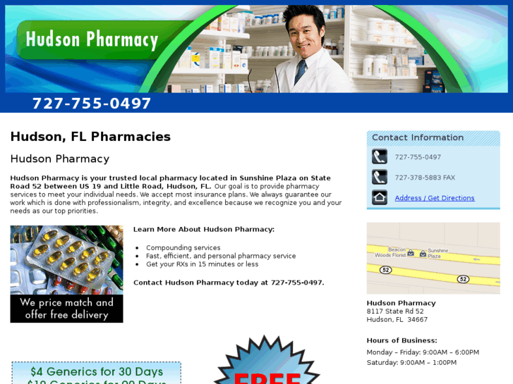 www.hudsonpharmacyfl.com