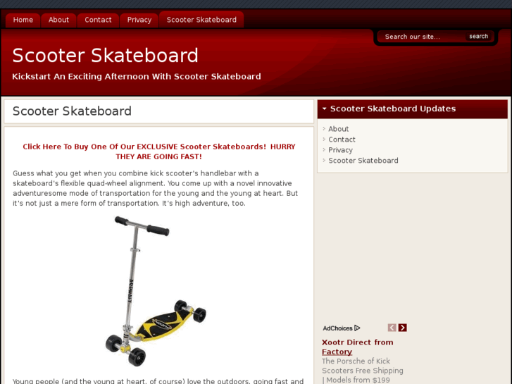 www.scooterskateboard.org