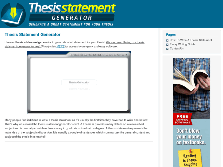 www.thesisstatementgenerator.com
