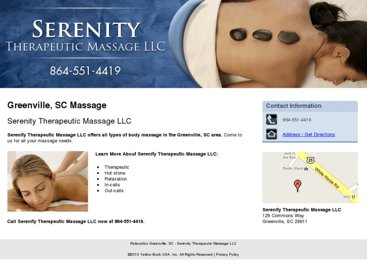 www.serenitymassagegreenville.com