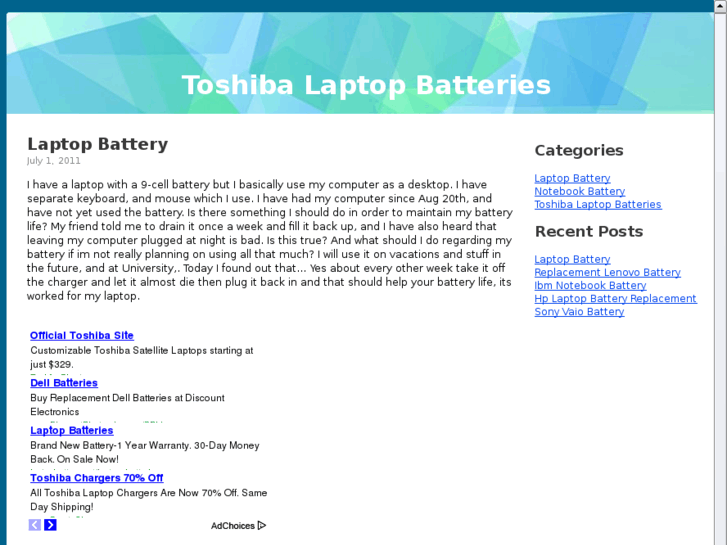 www.toshibalaptopbatteries.info