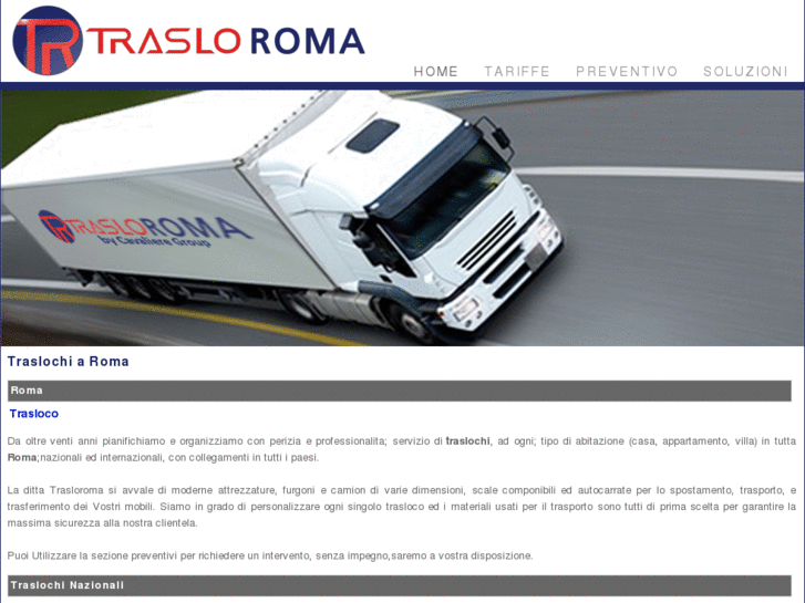 www.traslochiaroma.eu