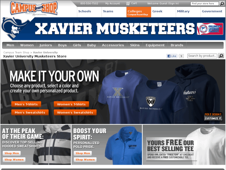 www.xavierteamshop.com