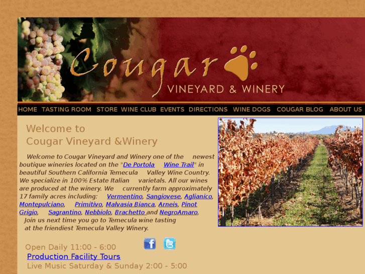 www.cougarvineyards.com