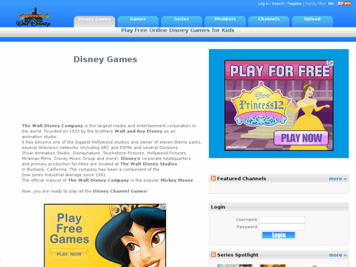 www.disneygames.tv