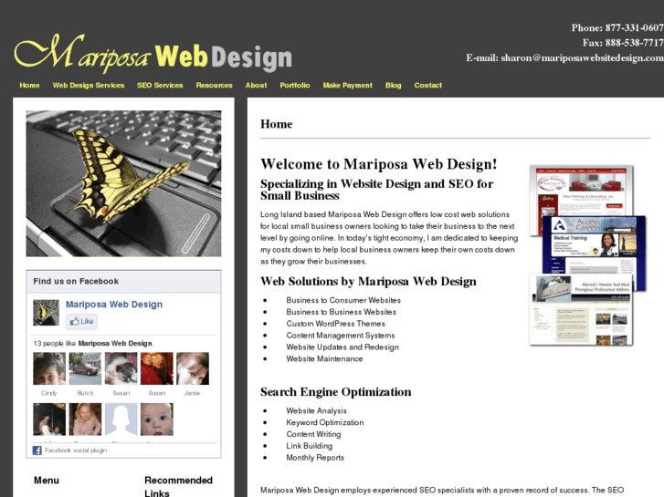 www.mariposawebsitedesign.com