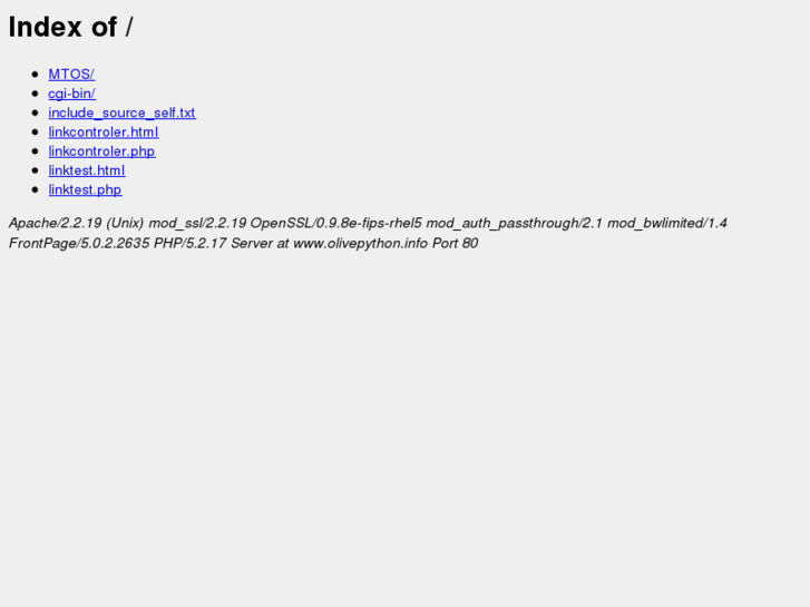 www.olivepython.info