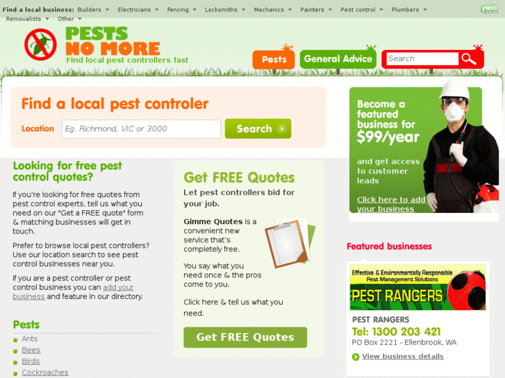 www.pestsnomore.com.au