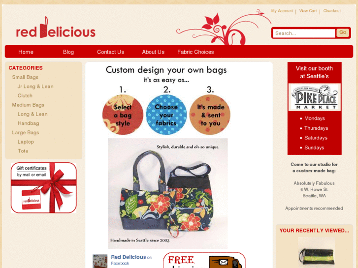 www.reddeliciousbags.com