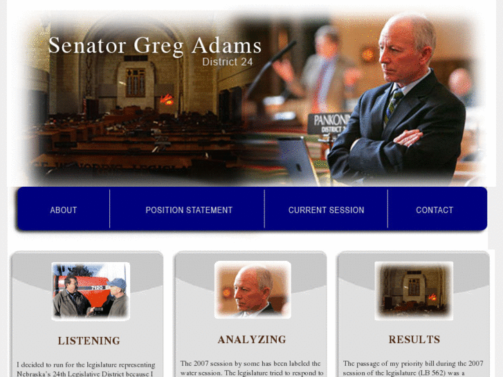 www.senatorgregadams.com