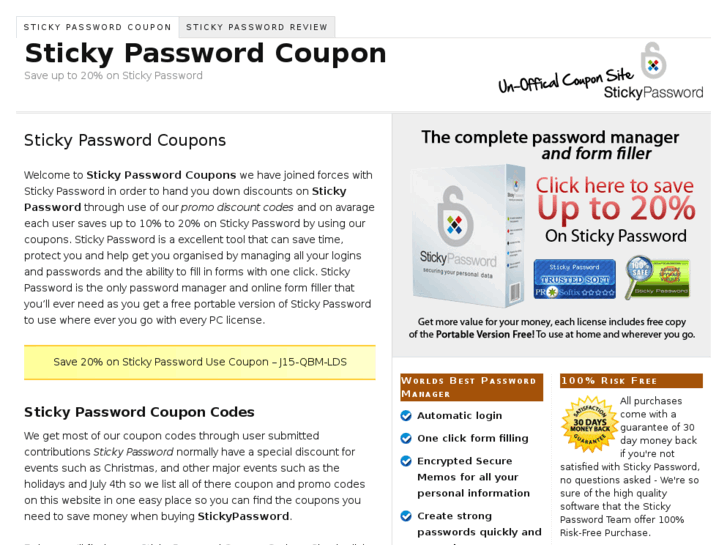 www.stickypasswordcoupon.com