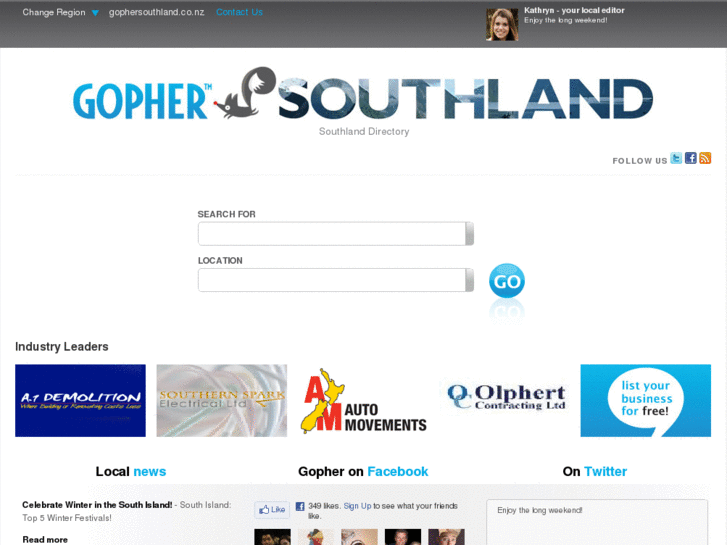 www.gophersouthland.co.nz