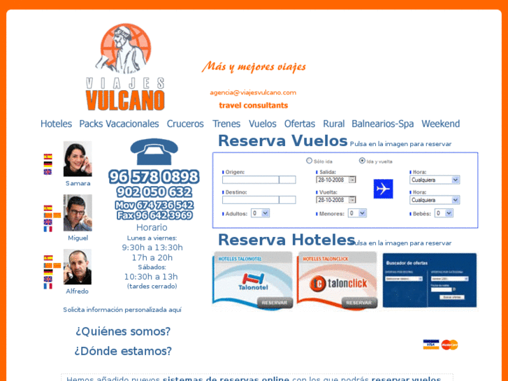 www.viajesvulcano.com