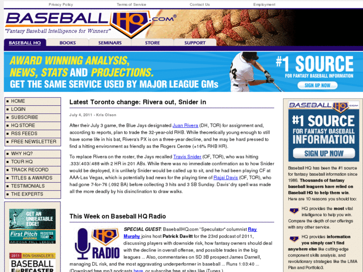 www.baseballheadquarters.com