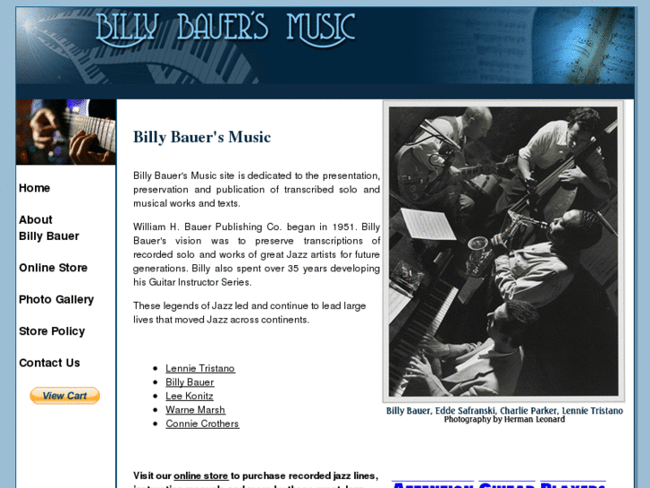 www.billybauersmusic.com