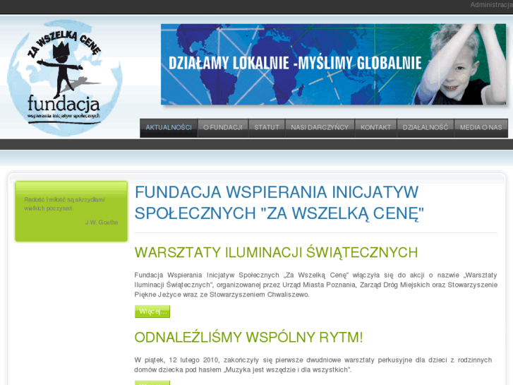 www.fundacjazawszelkacene.org