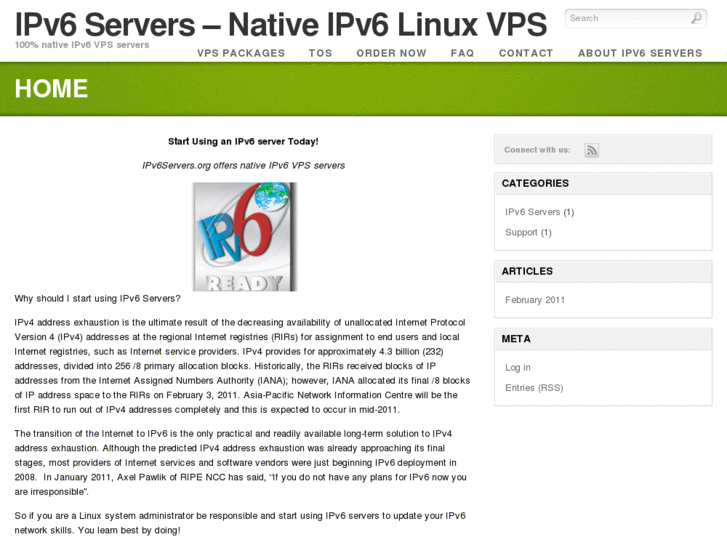 www.ipv6servers.org