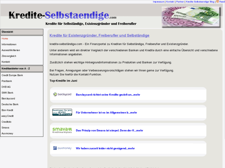 www.kredite-selbstaendige.com