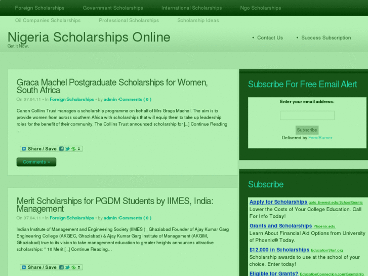 www.nigeriascholarshipsonline.com