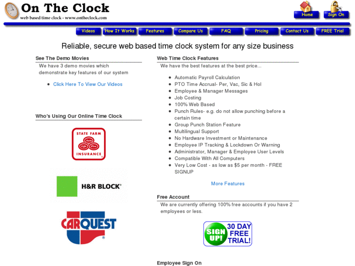 www.ontheclock.com