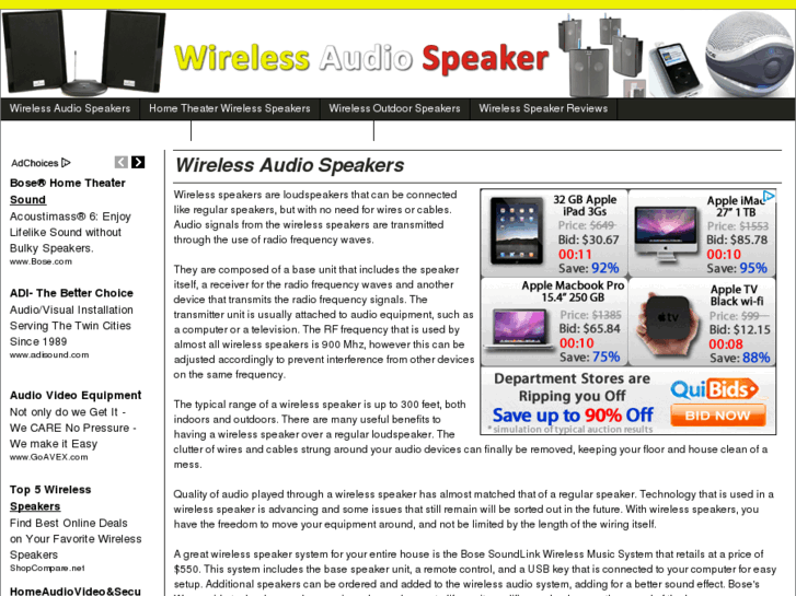 www.wirelessaudiospeaker.net