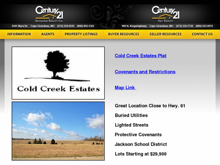 www.coldcreekestates.com