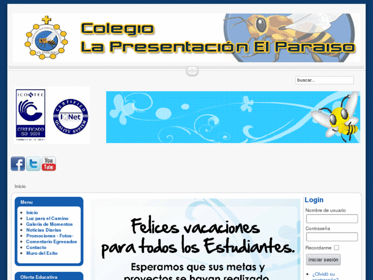 www.colegiolapresentacionelparaiso.com