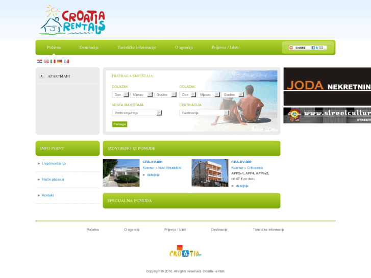 www.croatia-rentals.net