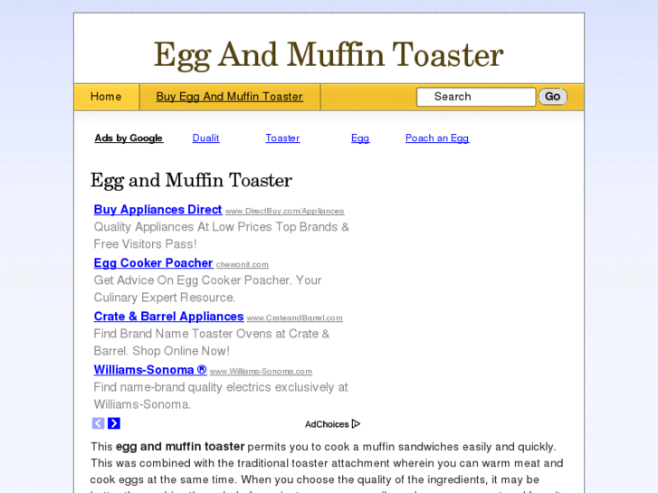 www.eggandmuffintoaster.org