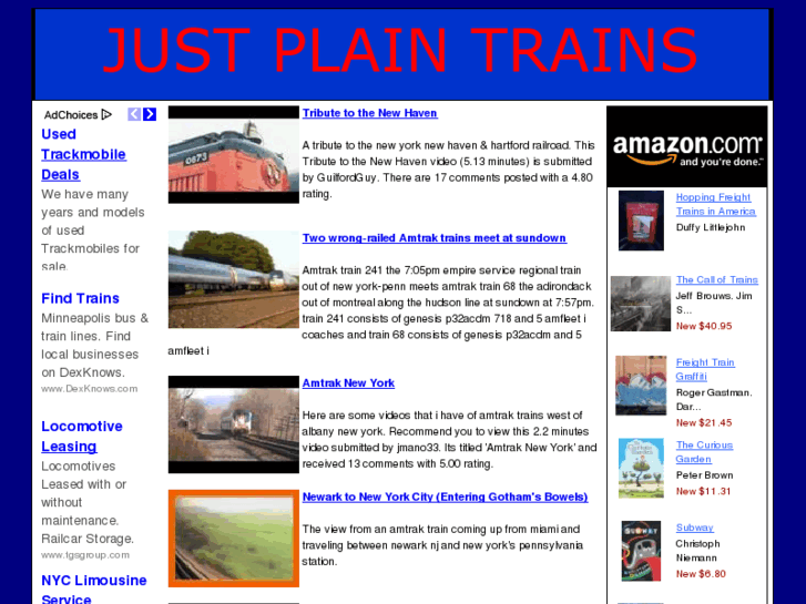 www.justplaintrains.com