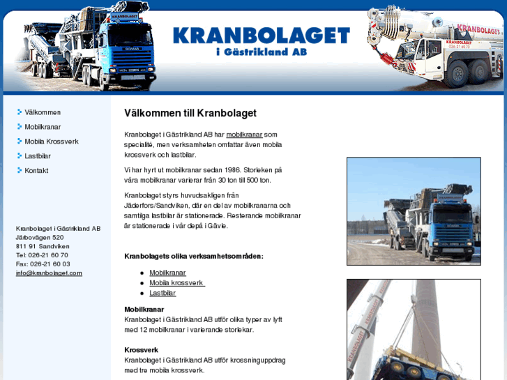 www.kranbolaget.com