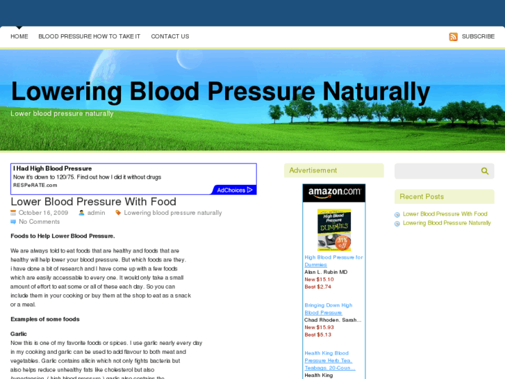 www.loweringbloodpressurenaturally.com