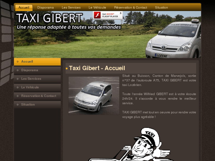 www.lozere-taxigibert.com