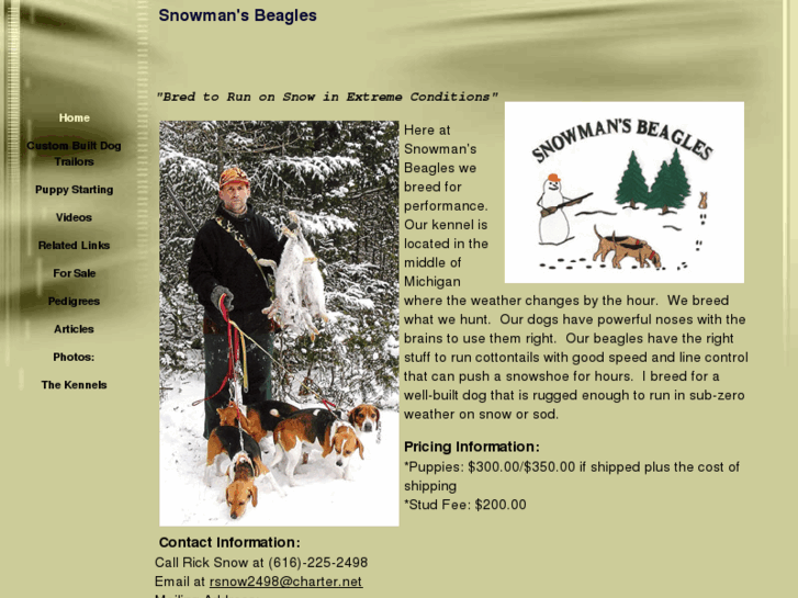 www.snowmansbeagles.com